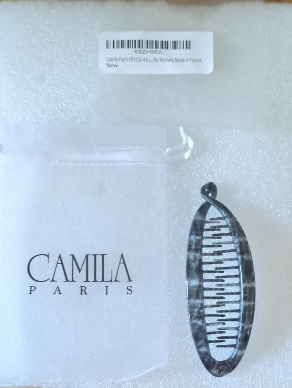 Camila Paris Black Tortoiseshell 4.5" Banana Hair Clip